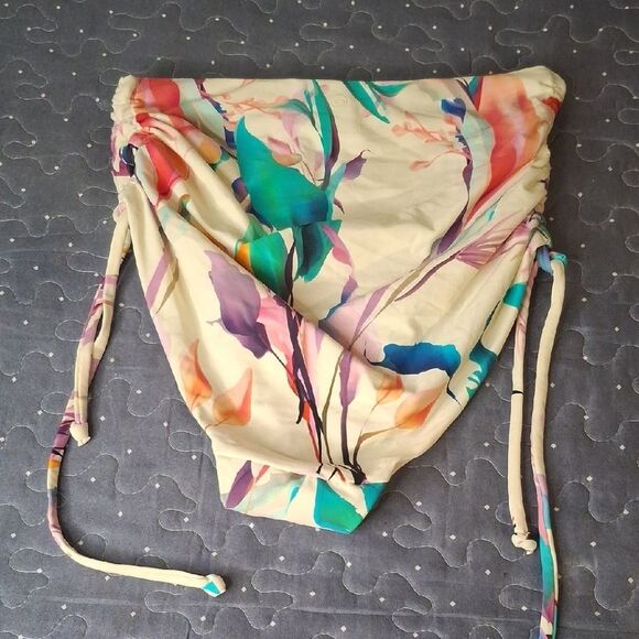 Calia Floral High-Waisted Bikini Bottom size XS - Picture 3 of 4